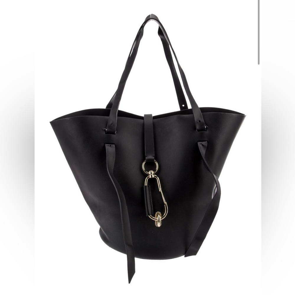 ZAC Zac Posen Tote Bag - Black & Gold Hardware